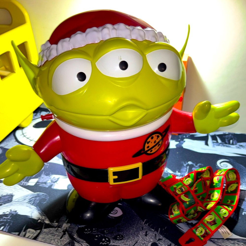 Disney Alien Christmas Popcorn Bucket